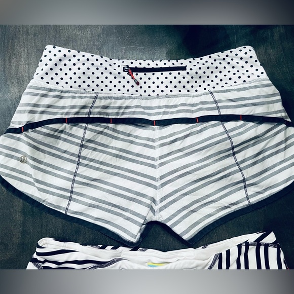 Pair of two lululemon Run Speed Up Low-Rise Lined Shorts - Picture 8 of 11